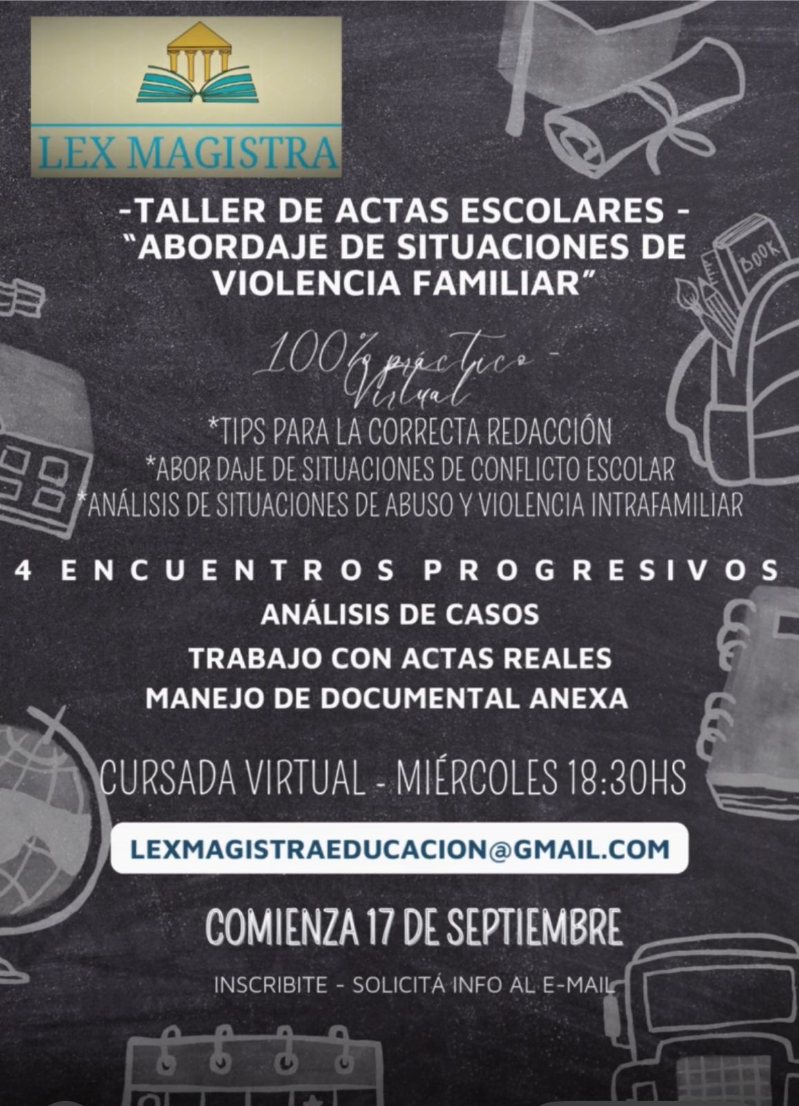 Taller de actas escolares